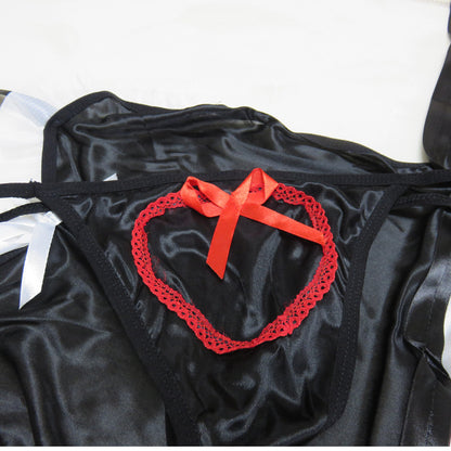 Sexy Lingerie Free Take off Maid Passion Uniform Suit